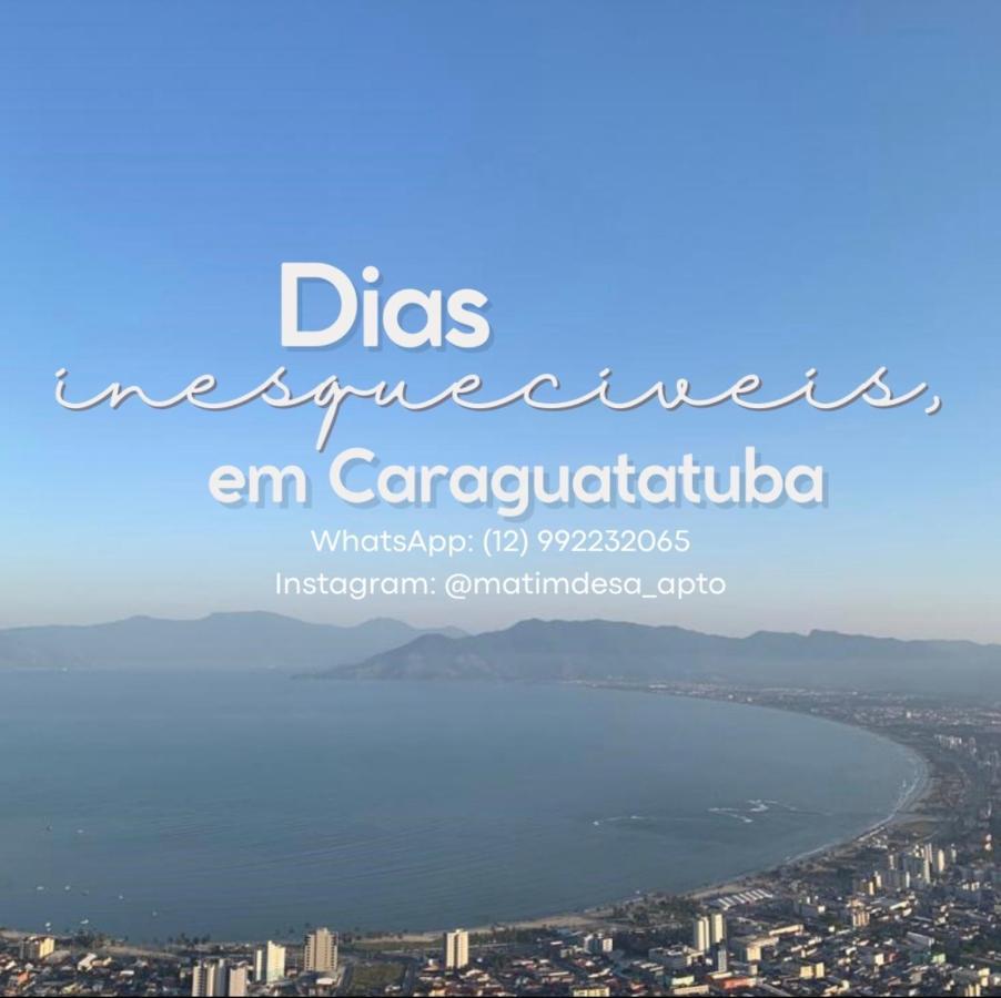 Apartamento Martim de Sá de frente pro mar Caraguatatuba Exterior foto
